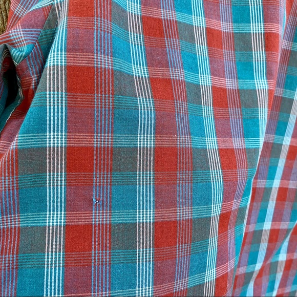 Vintage Levi’s Western Plaid Buttonup Shirt Medium - Picture 6 of 10